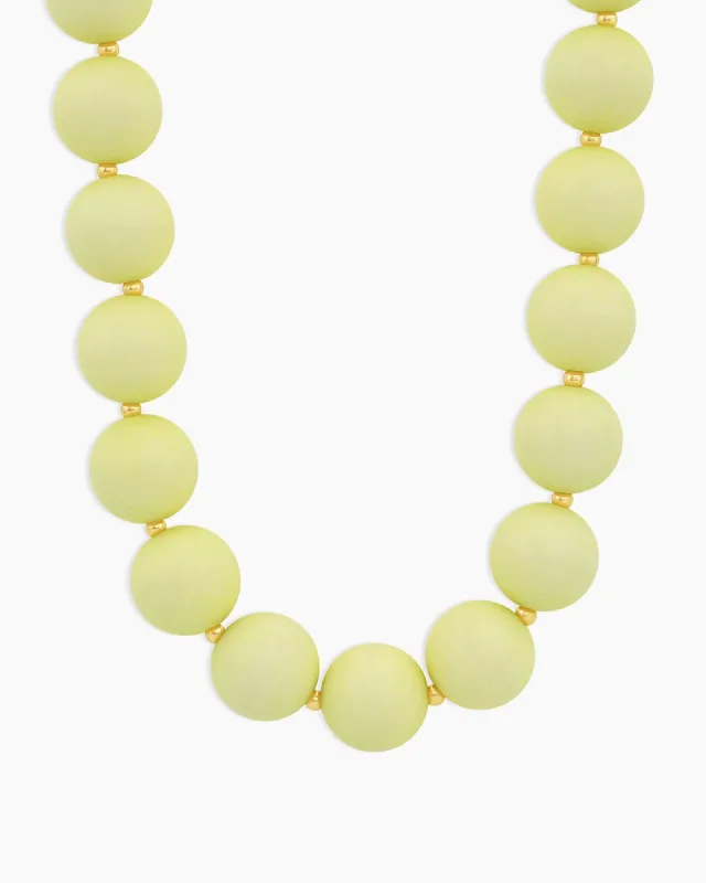 Iris Statement Necklace (Yellow) sold by Gorjana