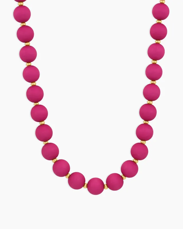 Iris Necklace (Magenta) sold by Gorjana