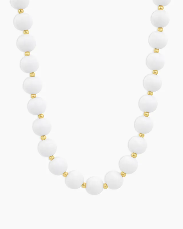 Iris Necklace (White) sold by Gorjana