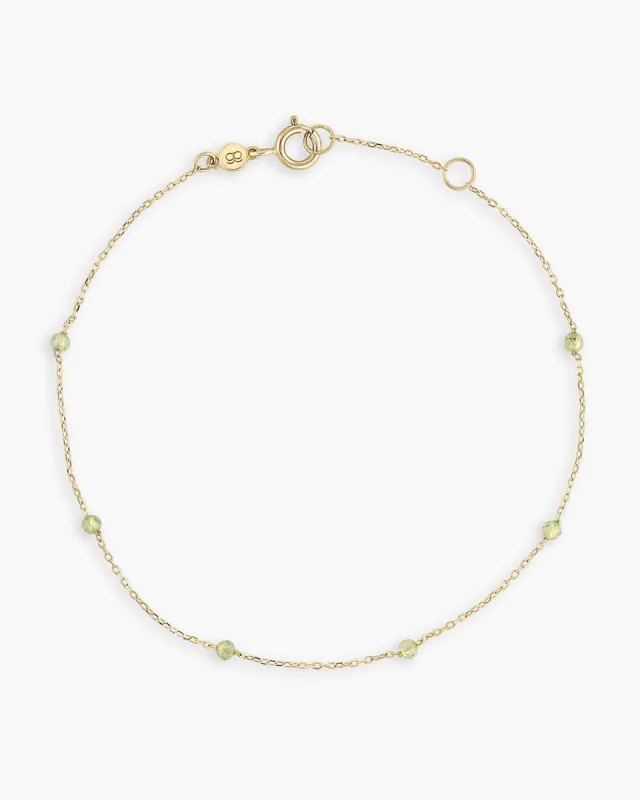 Peridot Newport Bracelet sold by Gorjana