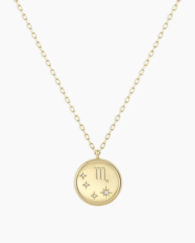 Diamond Zodiac Necklace - Scorpio sold by Gorjana