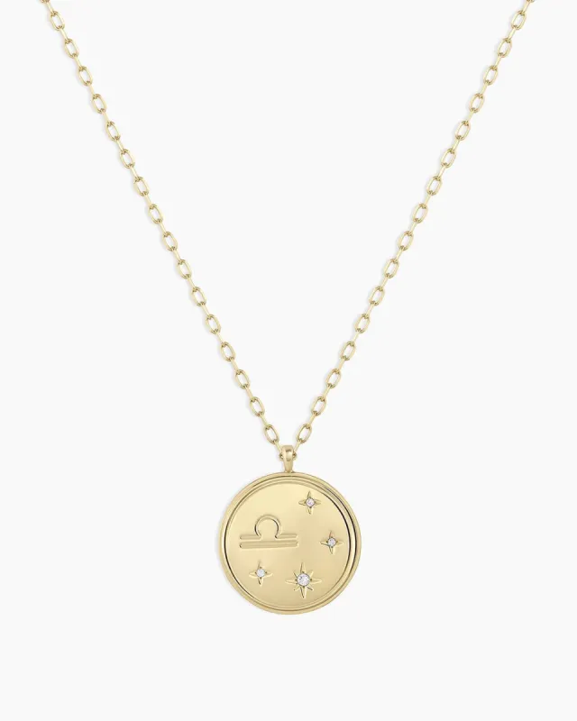 Diamond Zodiac Necklace - Libra sold by Gorjana