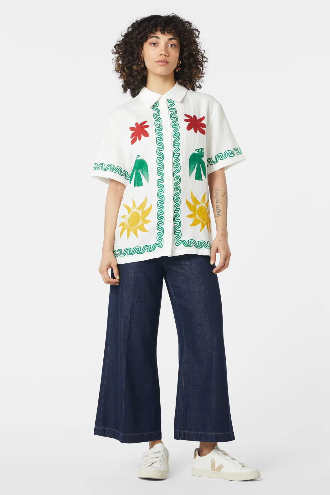 La Terra Linen Shirt sold by gorman