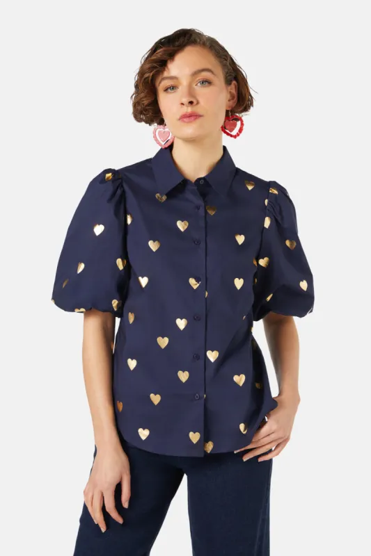 Gold Romance Shirt made by gorman