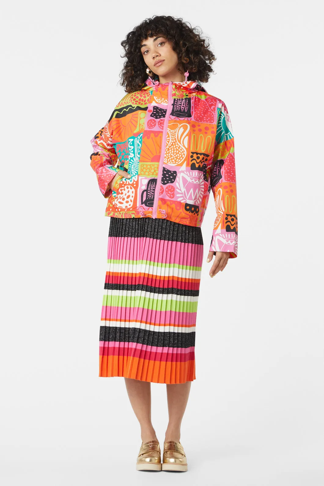 Museum Visit Crop Raincoat sold by gorman