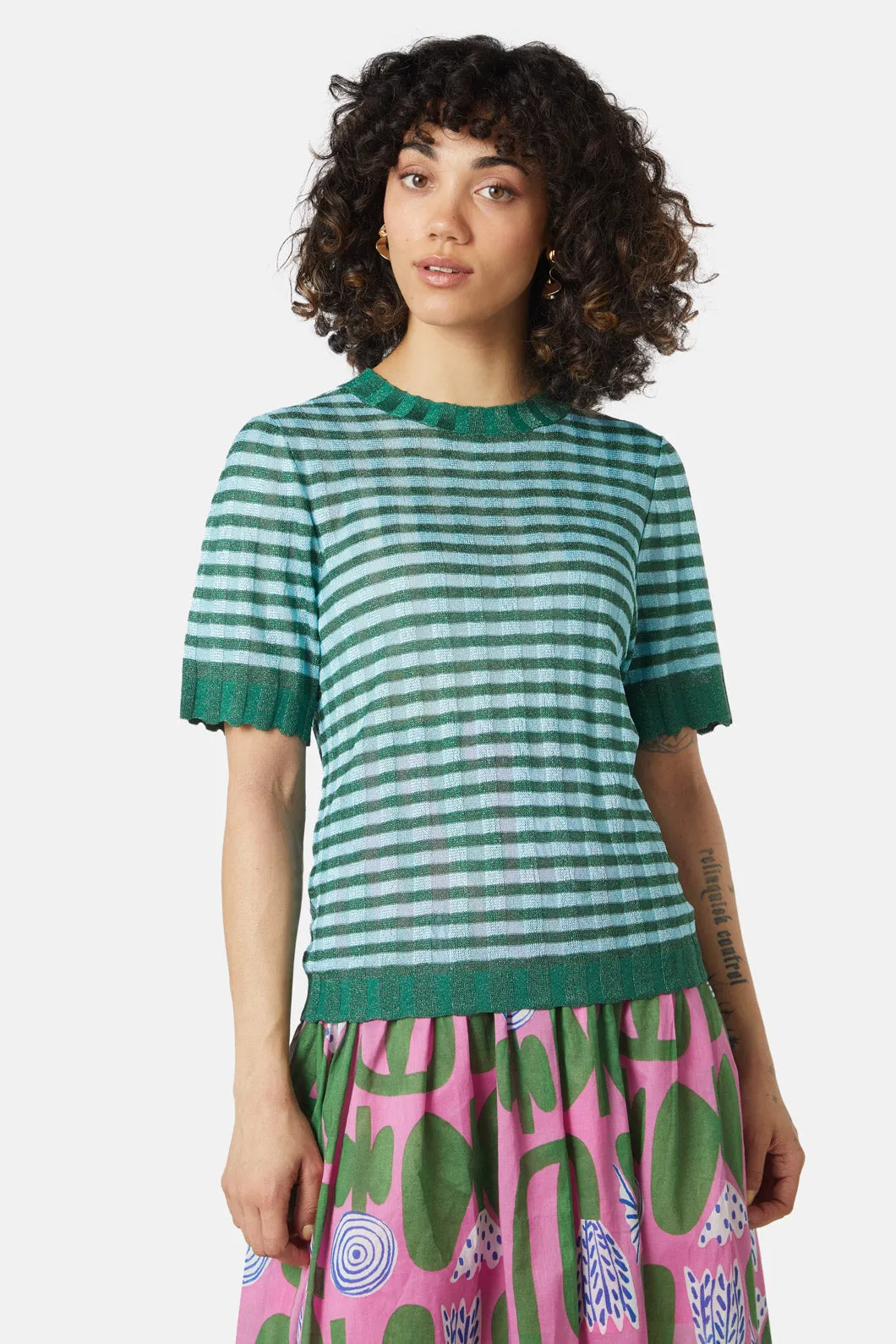 All Aligned Knit Top sold by gorman product image thumbnail 4
