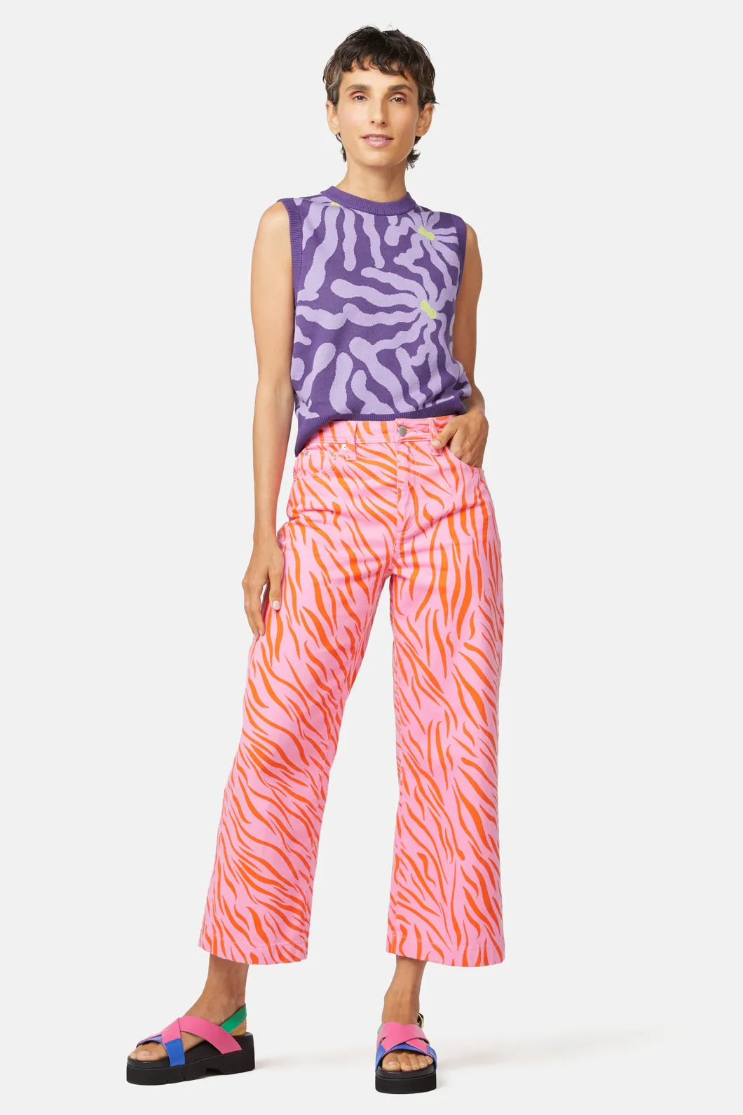 Pink Zebra Jean sold by gorman product image thumbnail 2