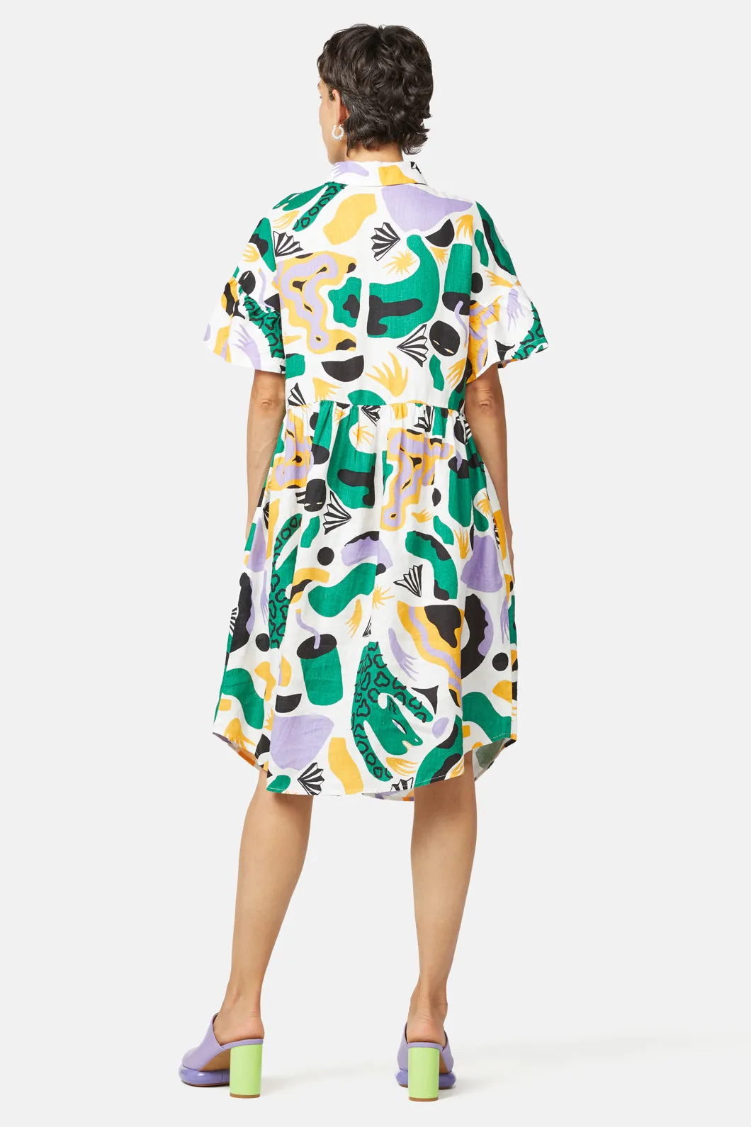 Leopard Ruffle Dress sold by gorman product image thumbnail 4