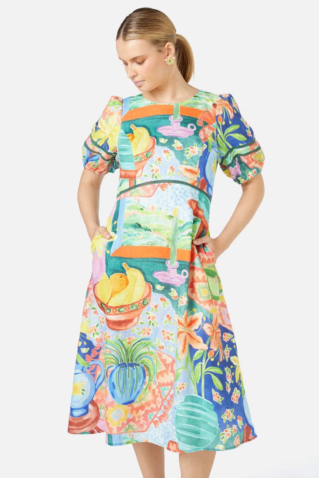 Weekend Away Linen Dress sold by gorman product image thumbnail 2