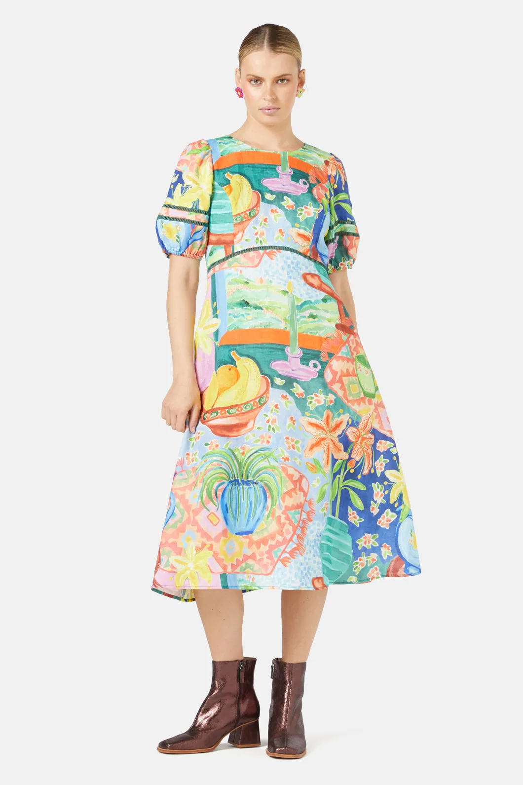 Weekend Away Linen Dress sold by gorman