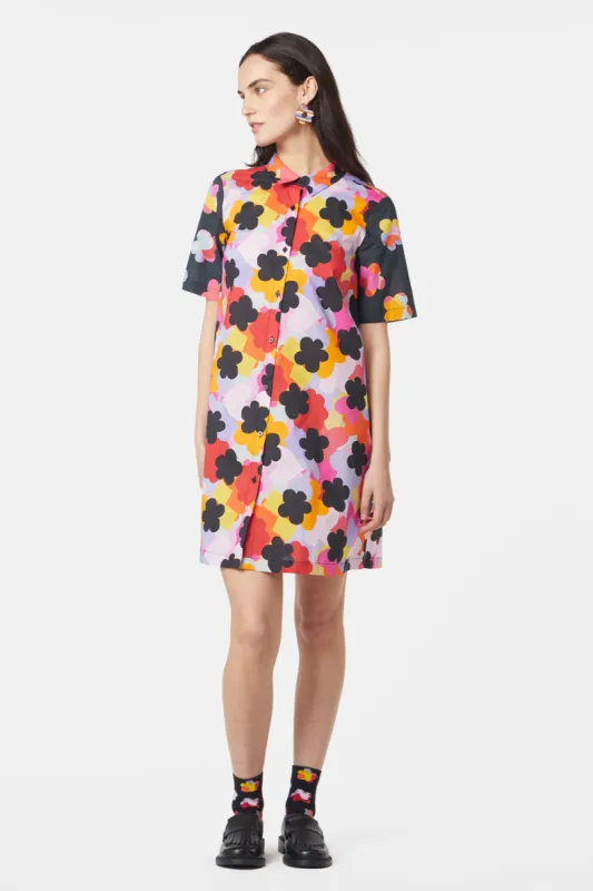 Sherbet Stencil Shirt Dress sold by gorman