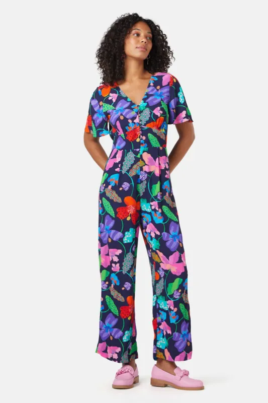 Trippy Flowers Pantsuit made by gorman