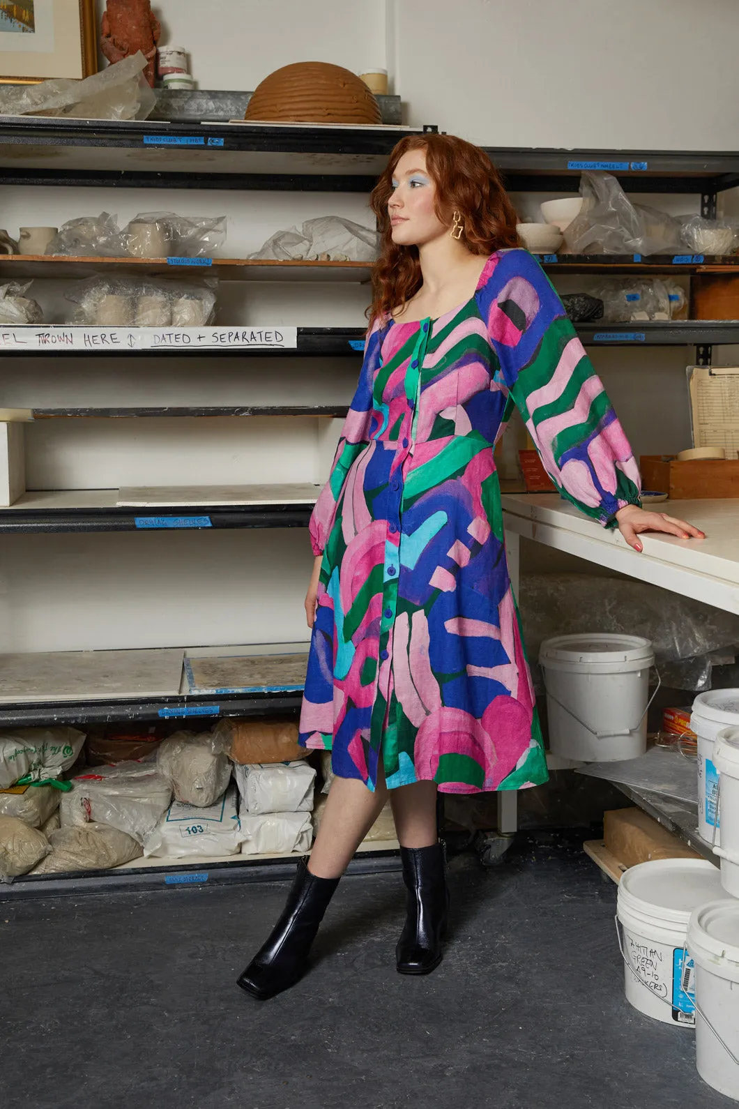 Abstract Palette Dress sold by gorman