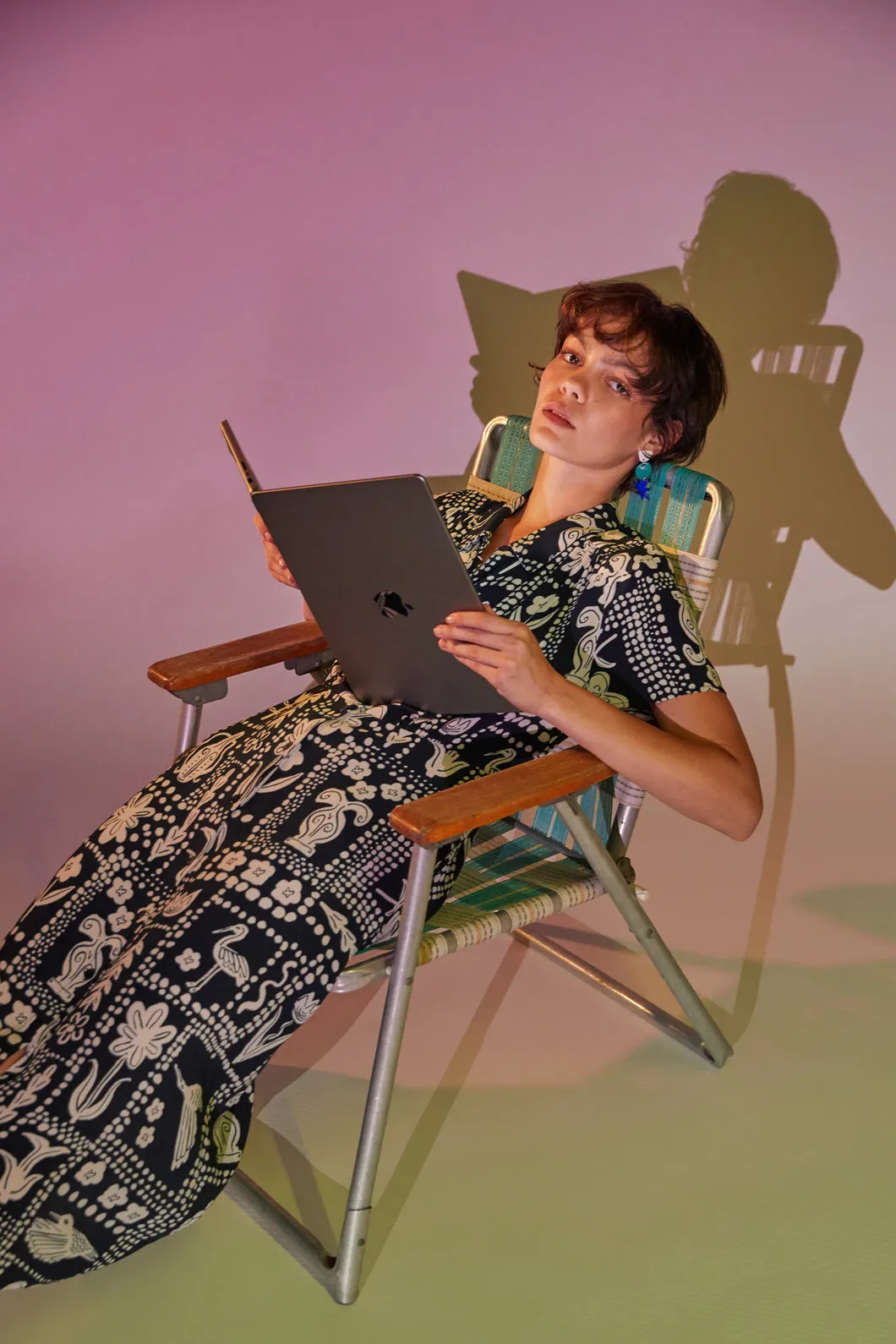 Pebbled Pathway Shirt Dress sold by gorman product image thumbnail 2