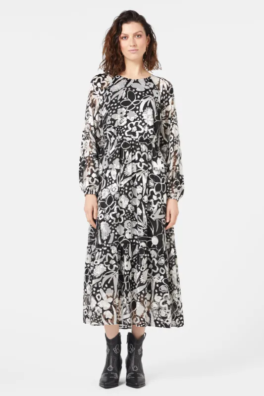 Snow Day Tiered Dress made by gorman