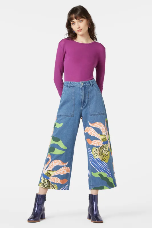 Orchid Oasis Jean made by gorman