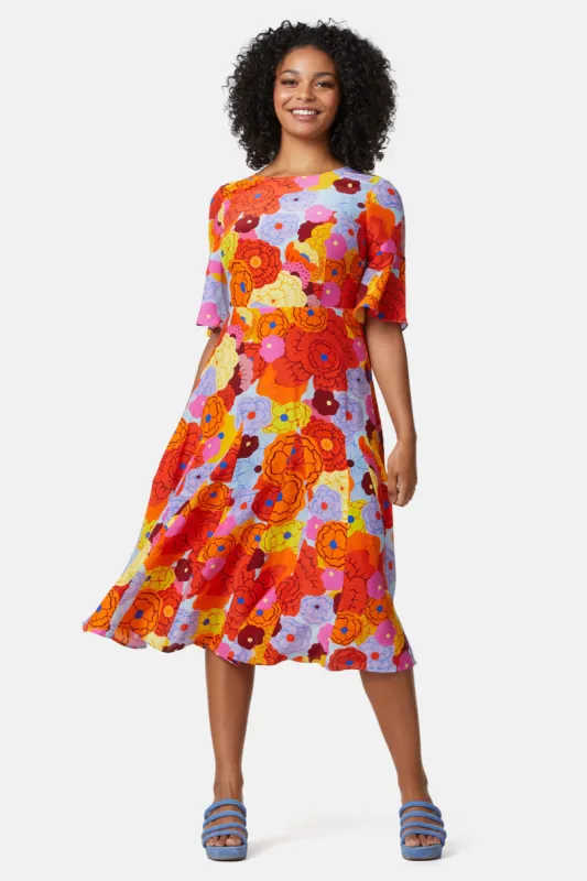 Flower Time Long Dress sold by gorman