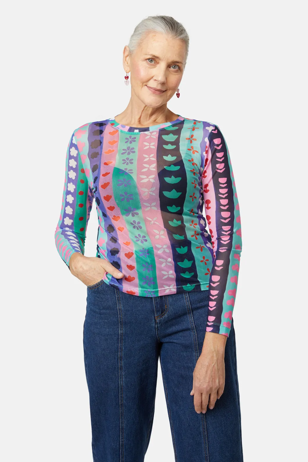 Little Square Mesh Top sold by gorman product image thumbnail 2