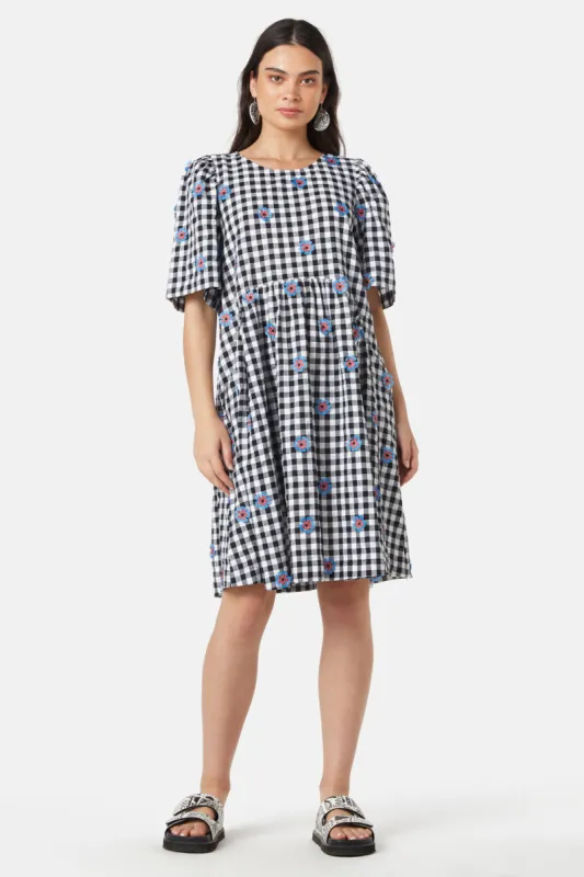 Lilly Gingham Smock Dress sold by gorman