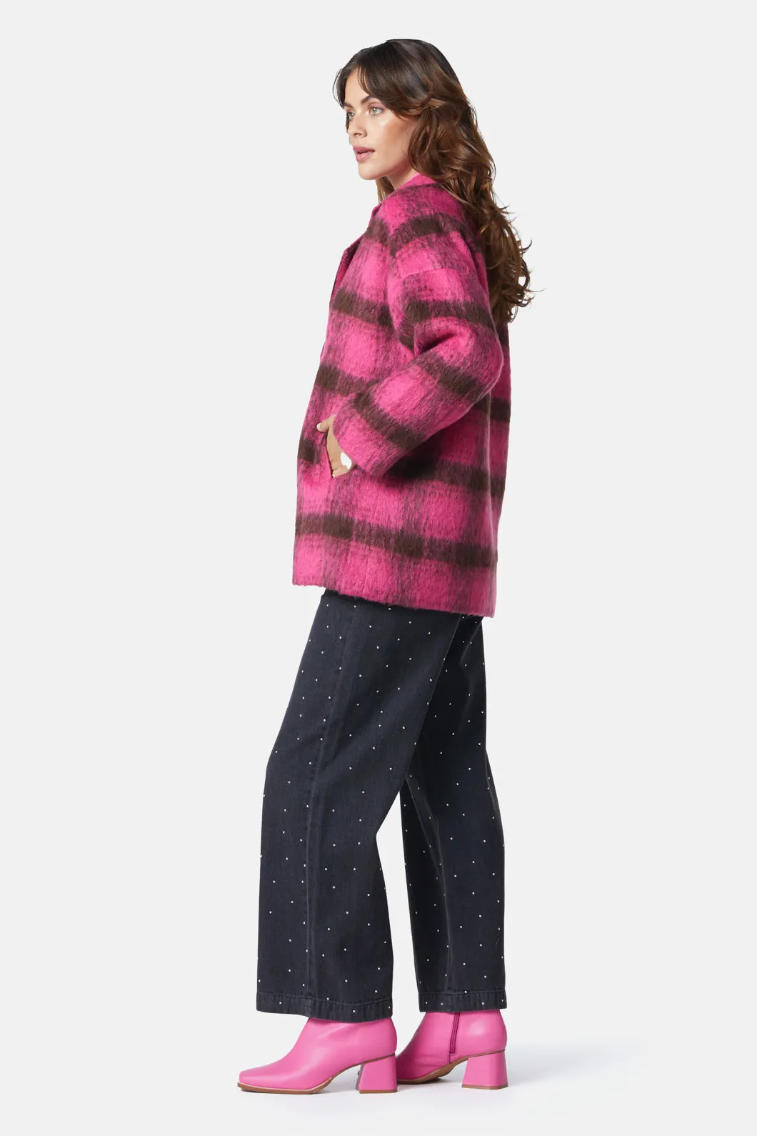 Maggie Check Coat sold by gorman product image thumbnail 3