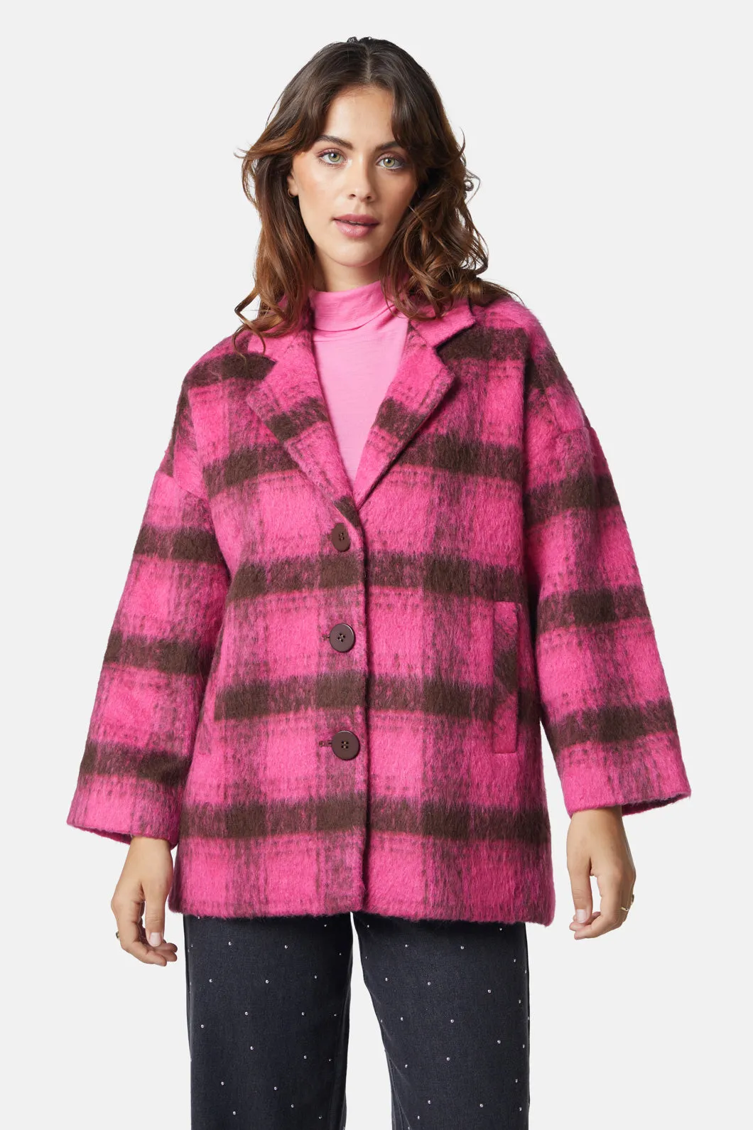 Maggie Check Coat sold by gorman product image thumbnail 2