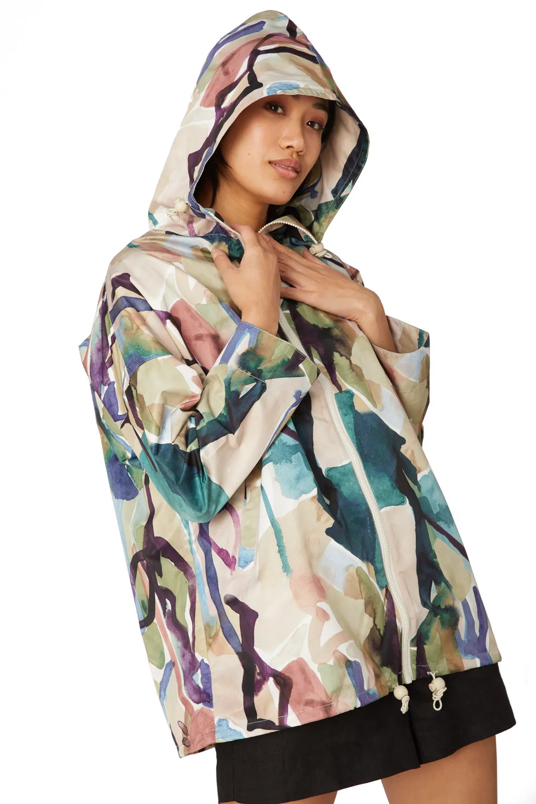 Abstract Raincoat sold by gorman