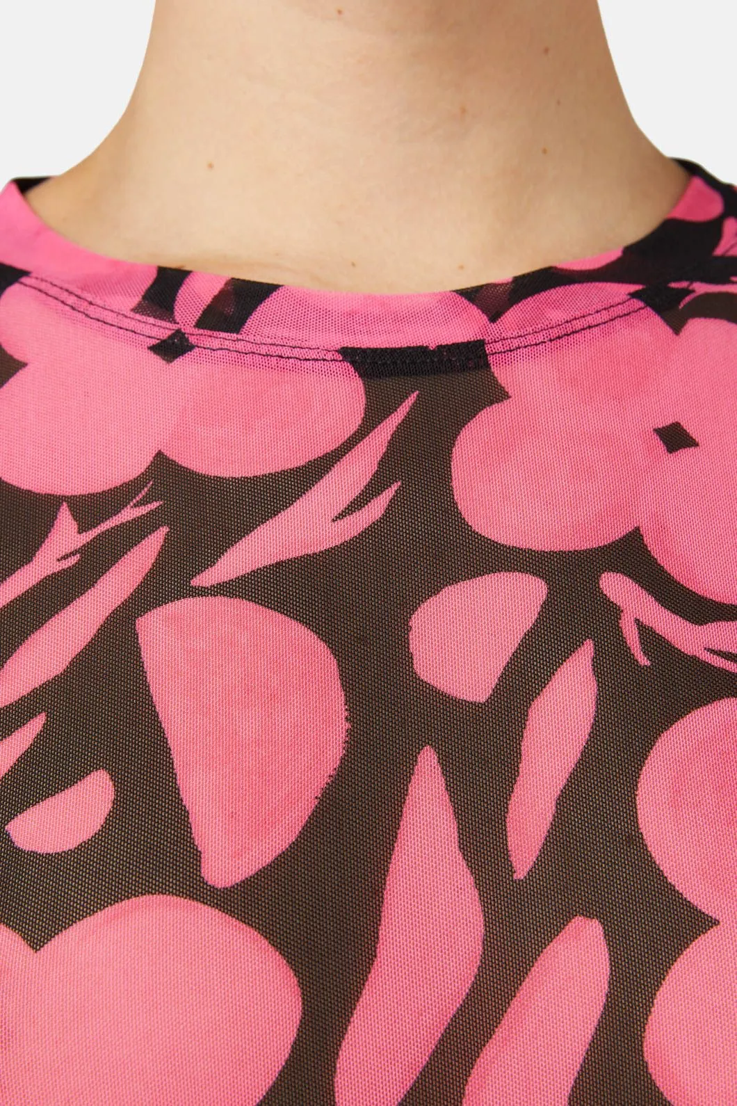 Flower Stripe Mesh Top sold by gorman product image thumbnail 5