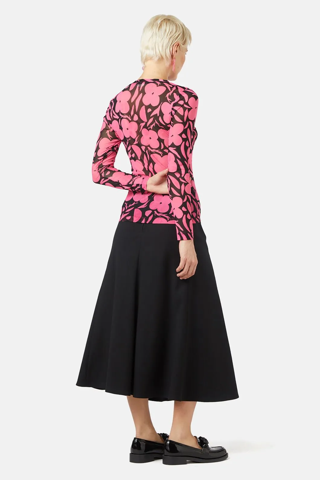 Flower Stripe Mesh Top sold by gorman product image thumbnail 4