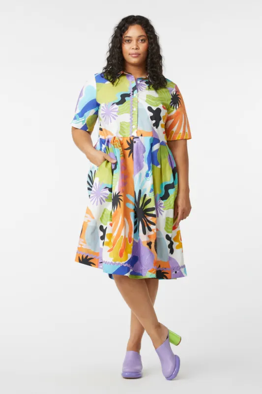 Big Beats Shirt Dress sold by gorman