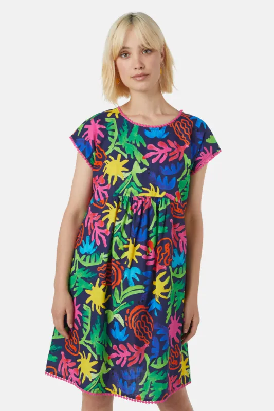 Beach Leaves Bungalow Dress sold by gorman