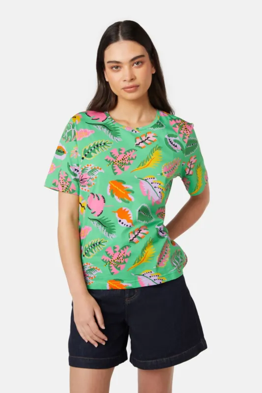 Tropical Leaves Tee sold by gorman