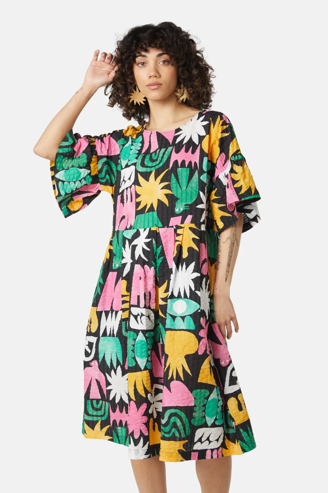 La Terra Smock Dress sold by gorman