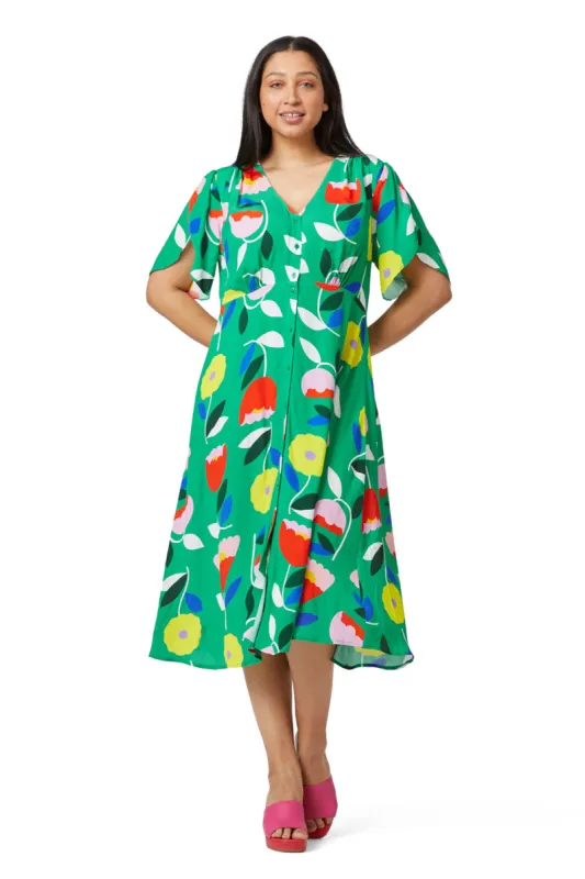 Fleur Green Dress sold by gorman