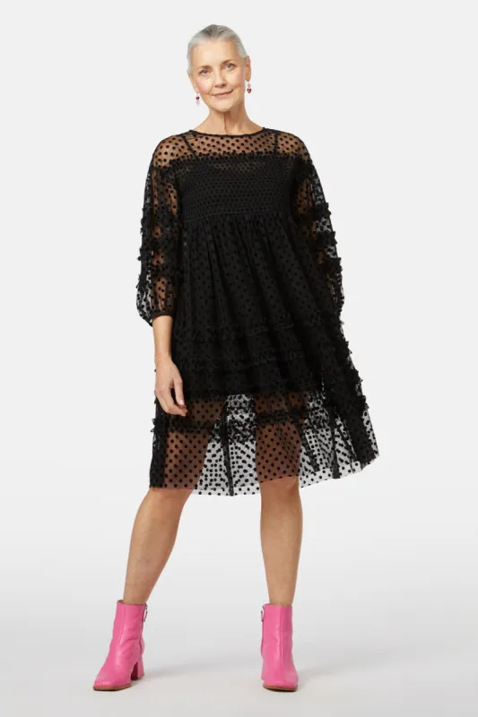 Frosting Mesh Dress made by gorman