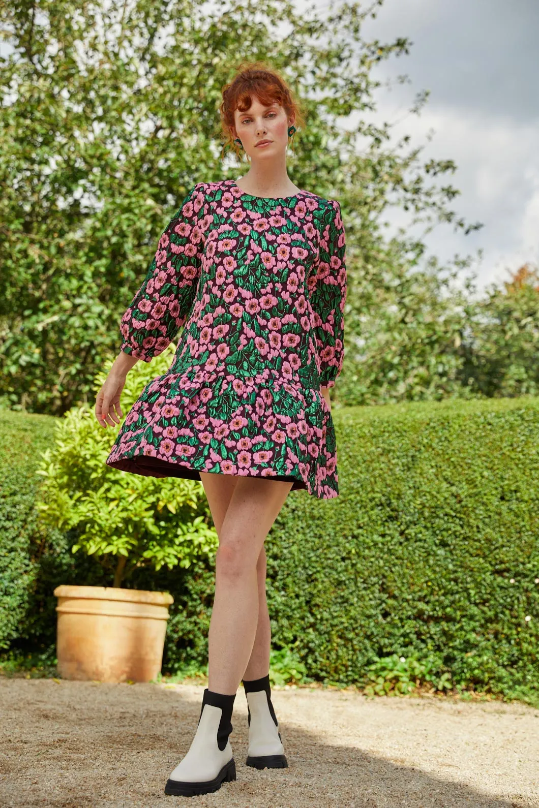 Wild Roses Jacquard Dress sold by gorman product image thumbnail 2
