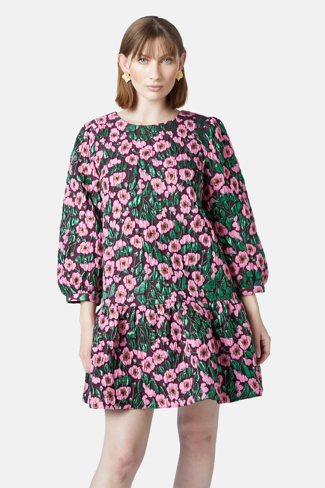 Wild Roses Jacquard Dress sold by gorman