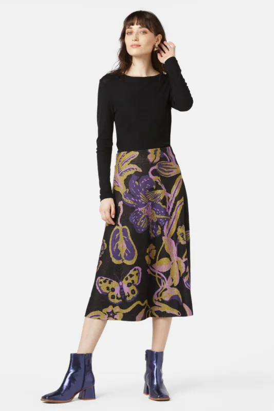 Forest Lily Lurex Skirt sold by gorman