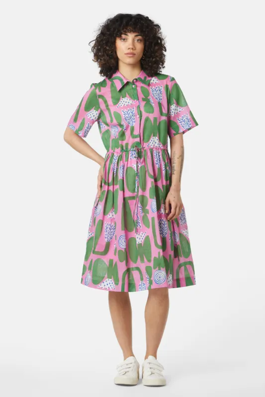 Flower Pattern Shirt Dress sold by gorman
