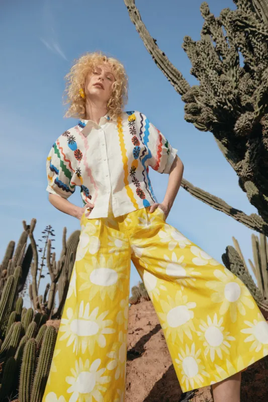 Flowering Yellow Culotte sold by gorman