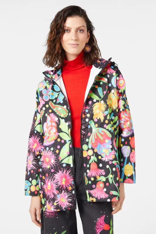 Winter Waratah Raincoat sold by gorman