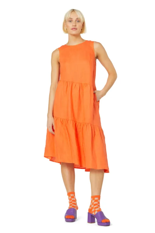 Mandarin Tiered Dress sold by gorman
