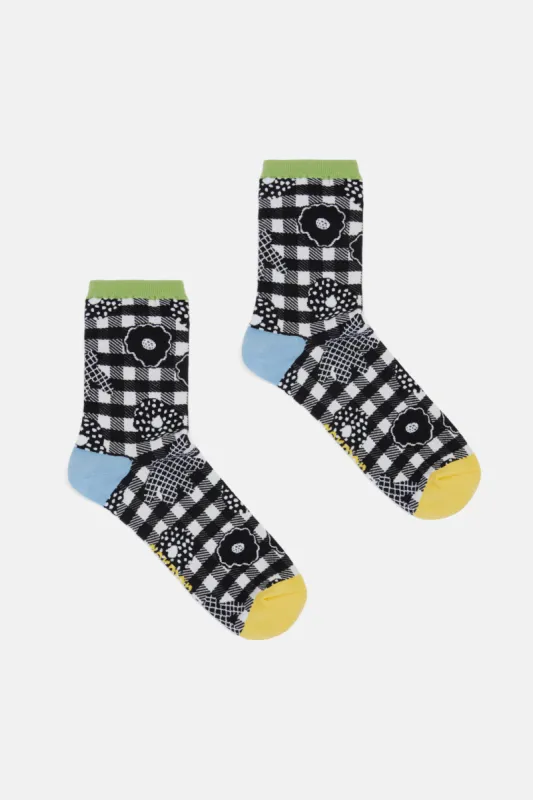 Polka Pansy Socks sold by gorman