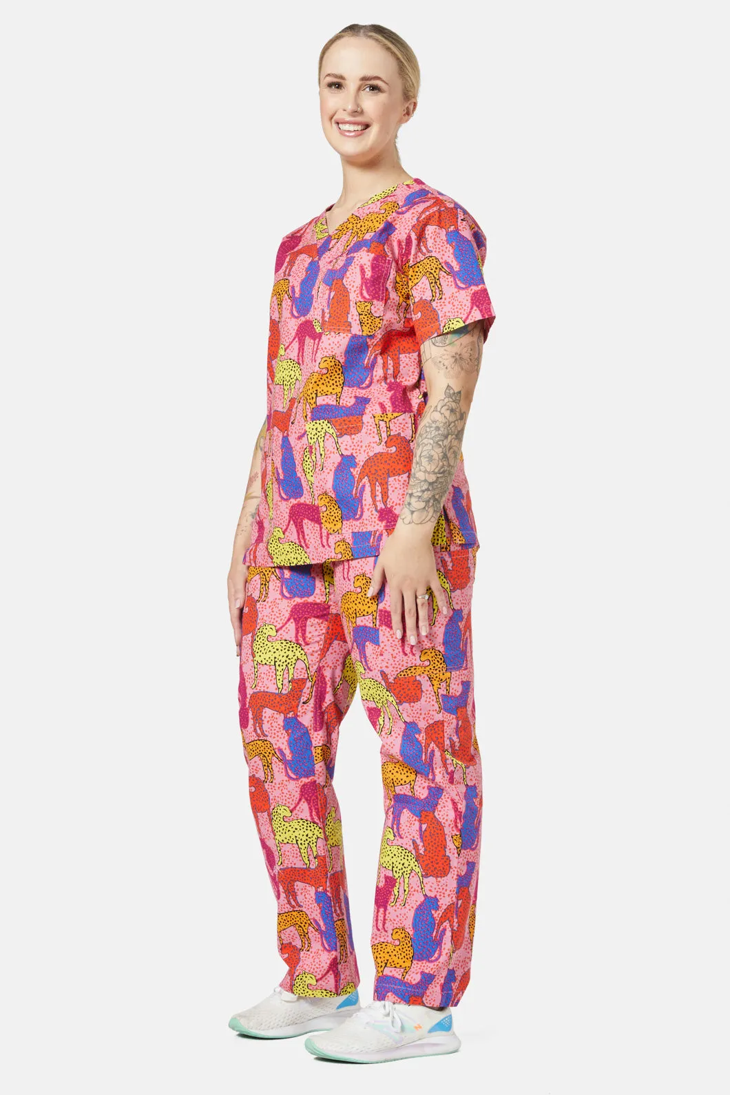 Cheetah Scrub Set sold by gorman product image thumbnail 3