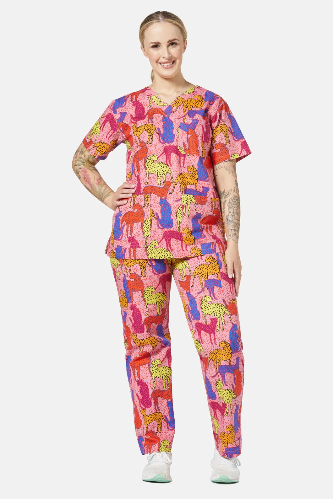 Cheetah Scrub Set sold by gorman