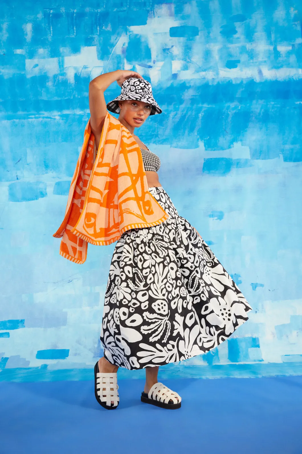 Secret Garden Midi Skirt sold by gorman