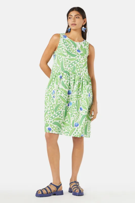 Peas Everywhere Tulip Dress sold by gorman