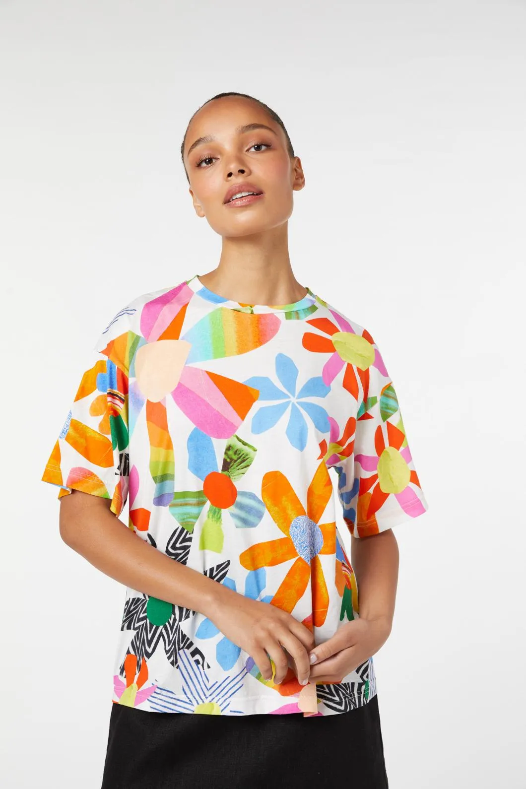 Rainbow Flower Tee sold by gorman product image thumbnail 3