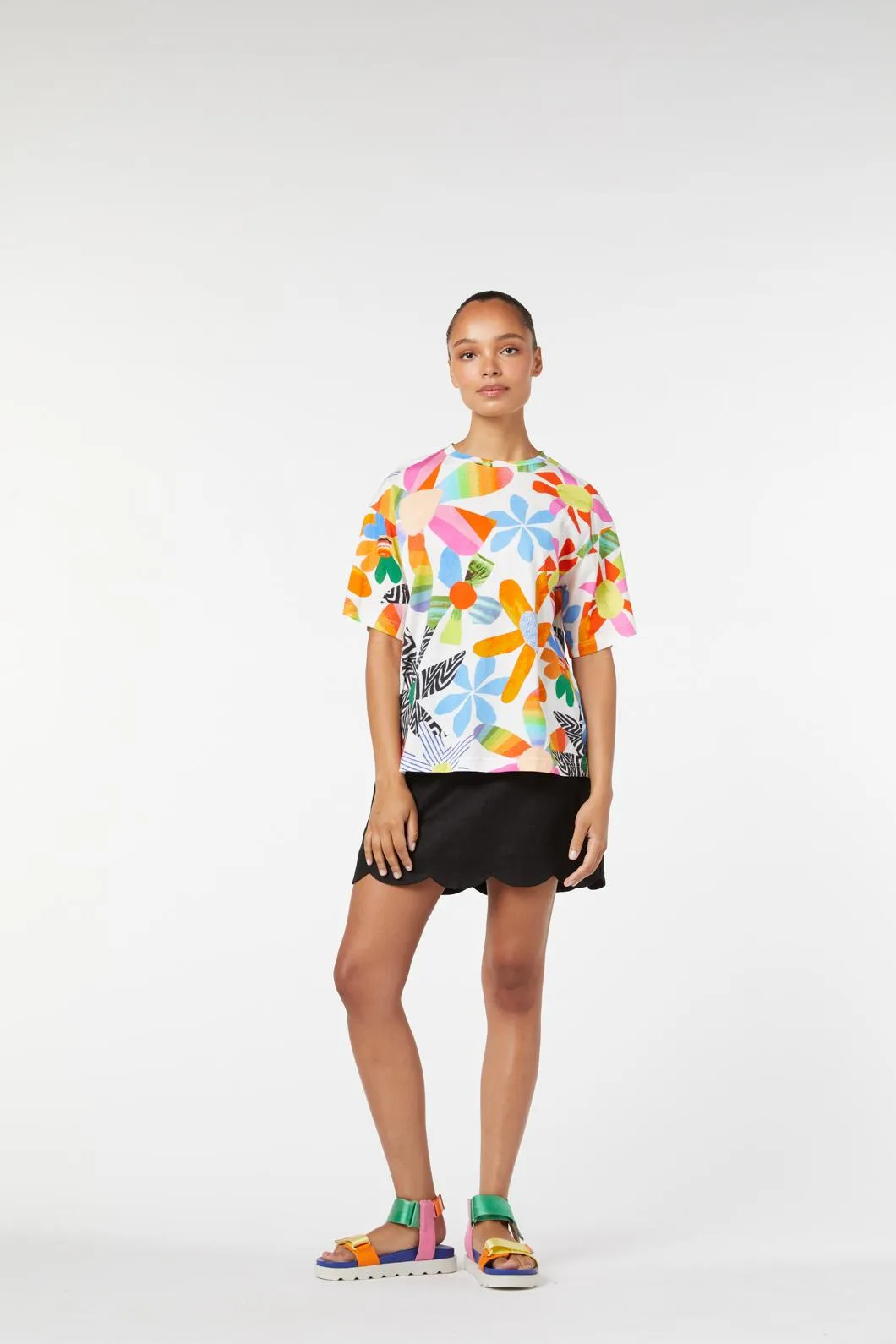 Rainbow Flower Tee sold by gorman product image thumbnail 2