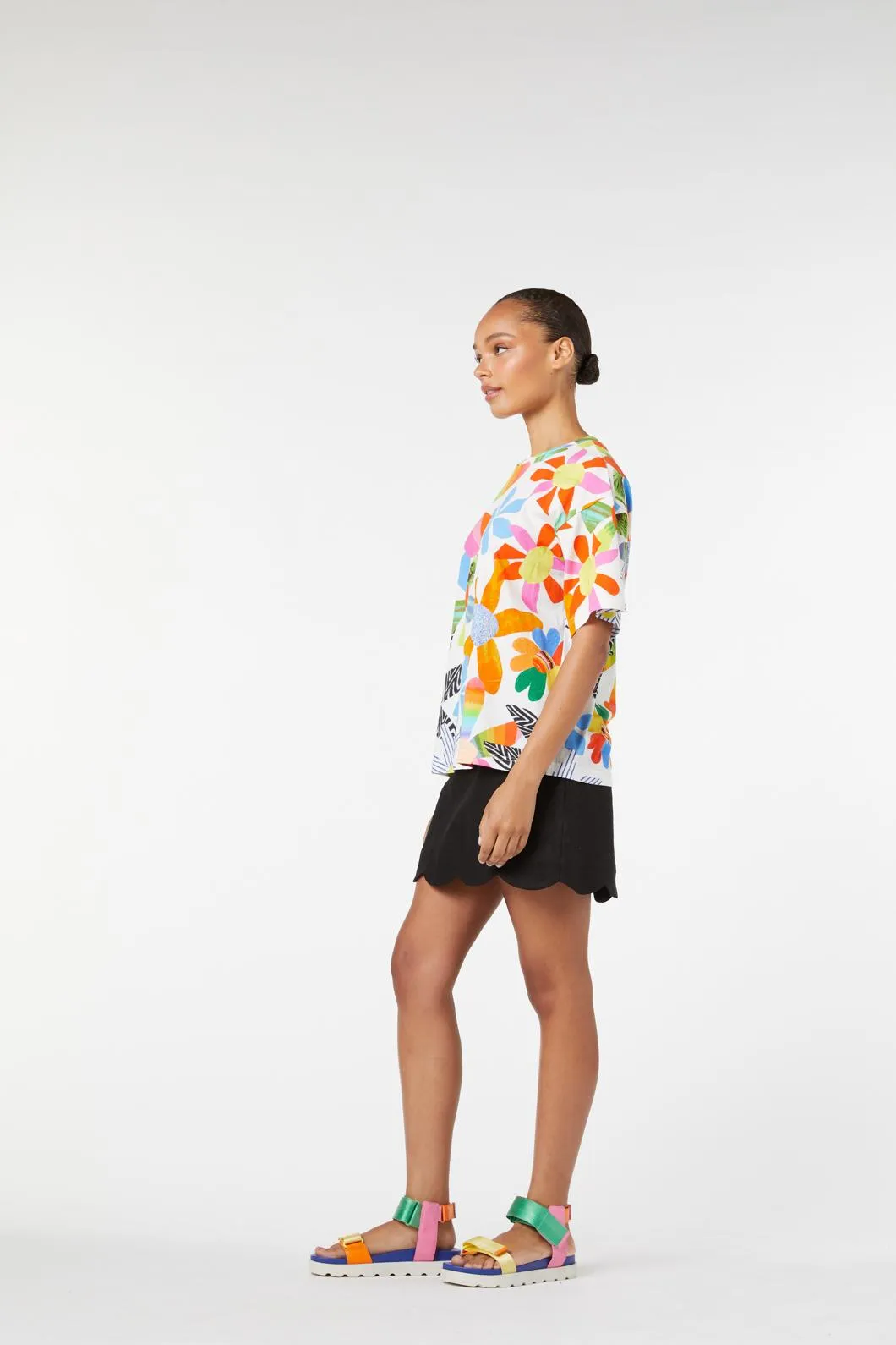 Rainbow Flower Tee sold by gorman product image thumbnail 4