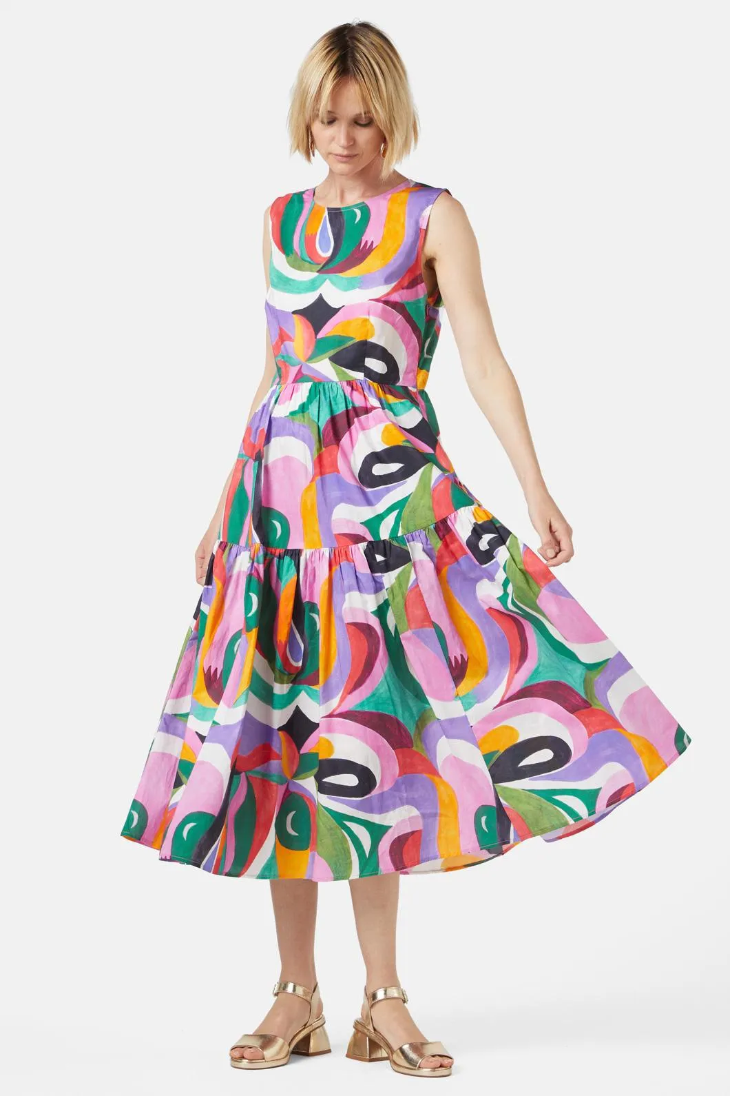 Kaleidoscopic Midi Dress sold by gorman product image thumbnail 3